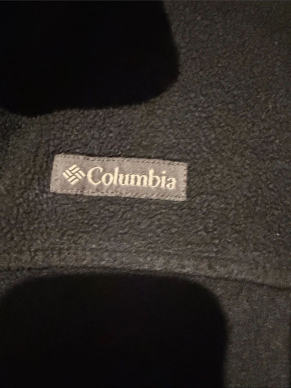 Columbia Fleece Jacket Girls Youth Large 14/16 Black Full Zip Benton Springs